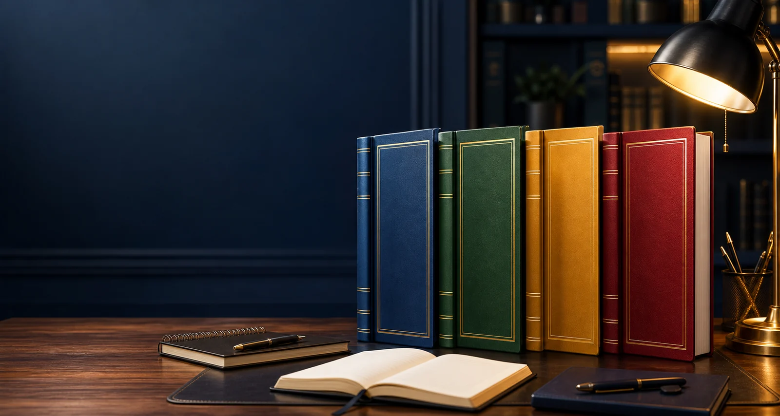 Books and study desk for Postal Service Group B study material preparation